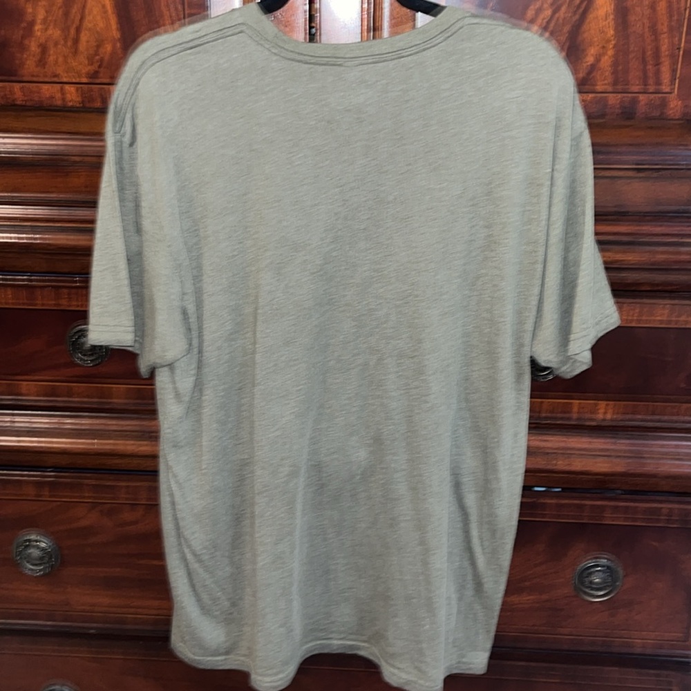 PINK PISTOL XL super soft women's band T-shirt, gray green with yellow red ect.. - Picture 2 of 5